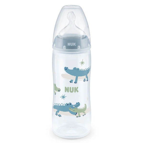Mamadera First Choice 300 ml con control de temperatura  azul-0