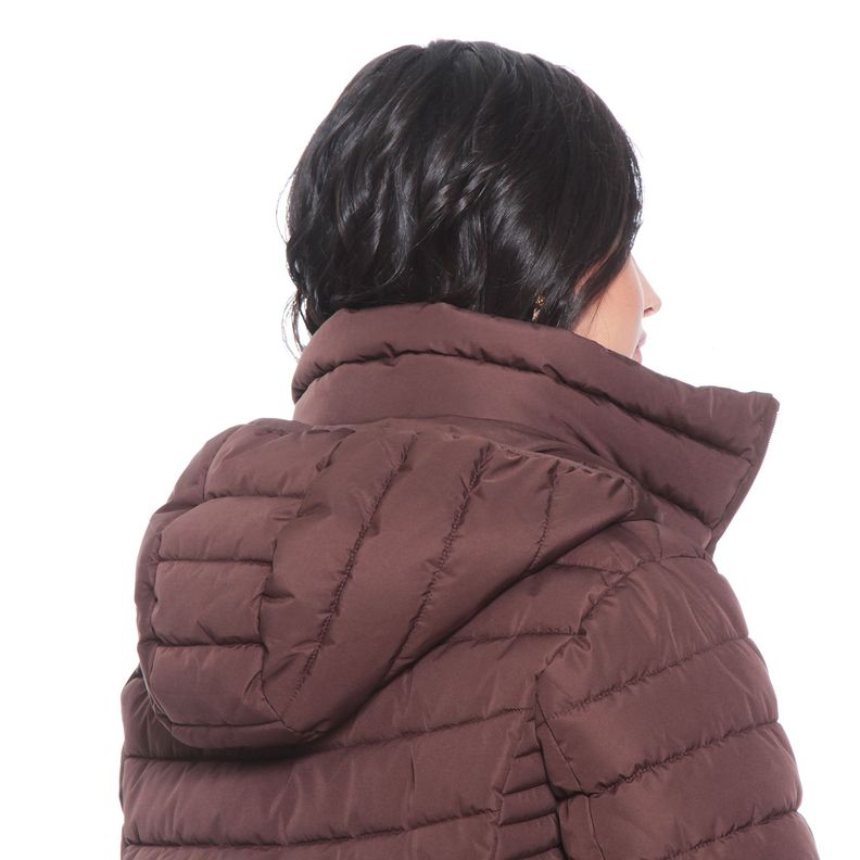 Parka Manga Larga Con Capucha-1