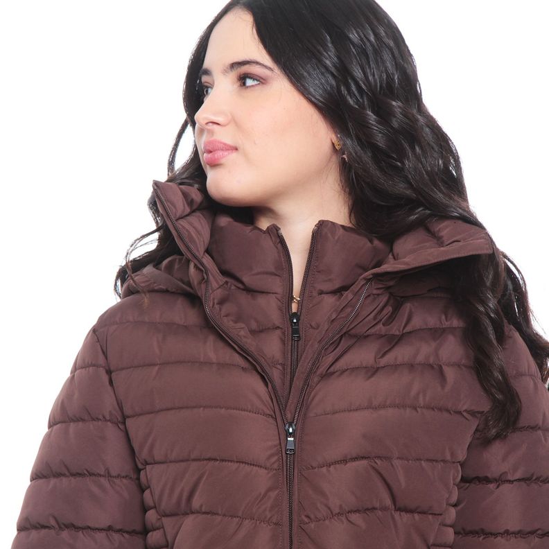 Parka Manga Larga Con Capucha-2