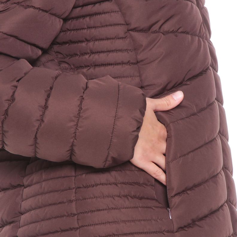 Parka Manga Larga Con Capucha-3