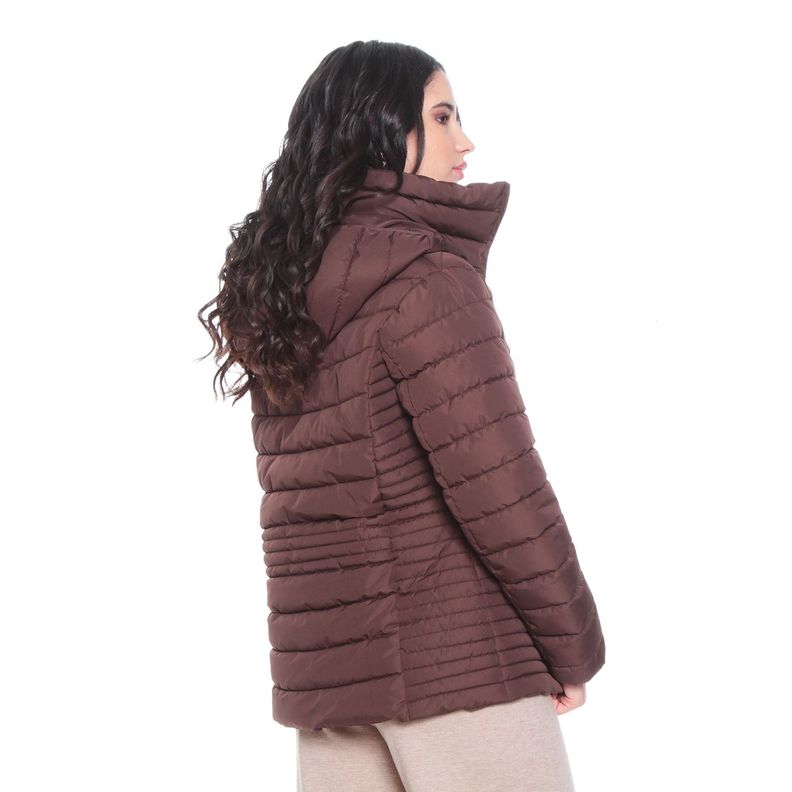 Parka Manga Larga Con Capucha-9
