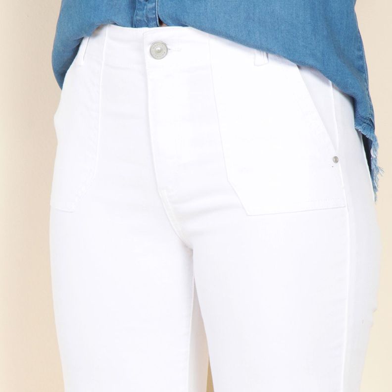 Jeans Recto Cargo Tiro Alto Pretina Basica-3