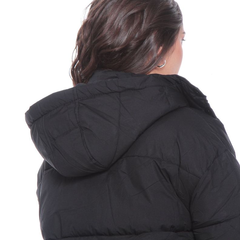 Parka Manga Larga Reversible Con Capucha Y Piel Sintetica-6
