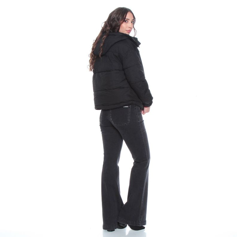 Parka Manga Larga Reversible Con Capucha Y Piel Sintetica-7