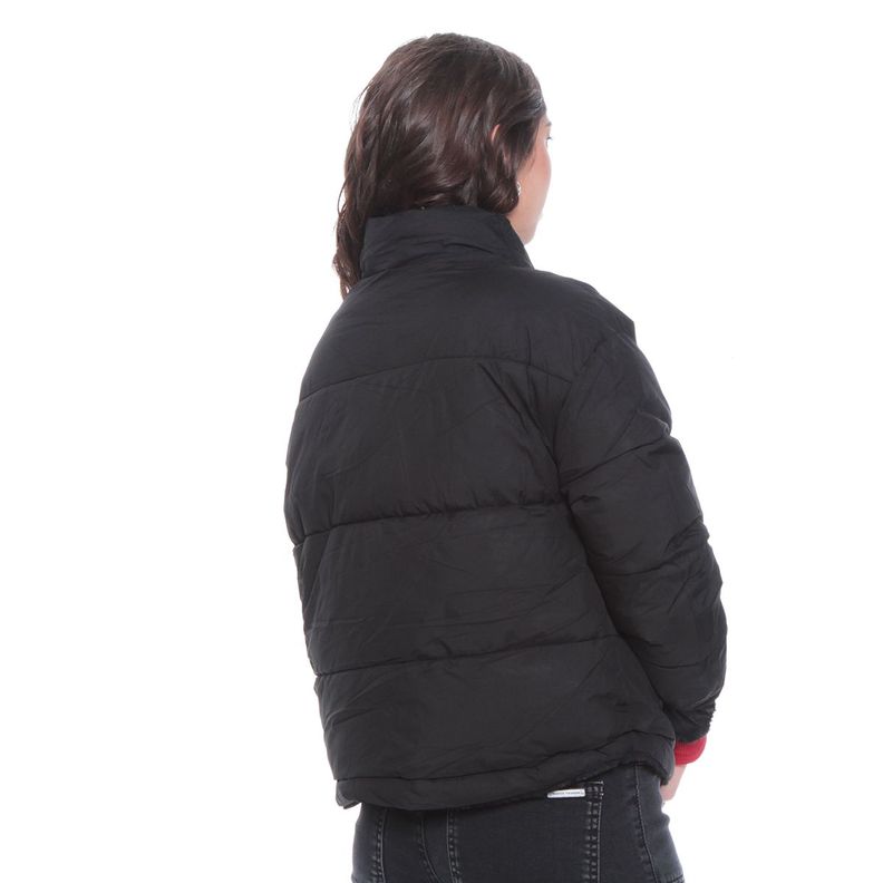 Parka Manga Larga Reversible Con Capucha Y Piel Sintetica-8