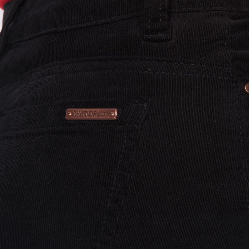 Pantalon Cotele Recto Push In Push Up Pretina  Basica Un Boton-7