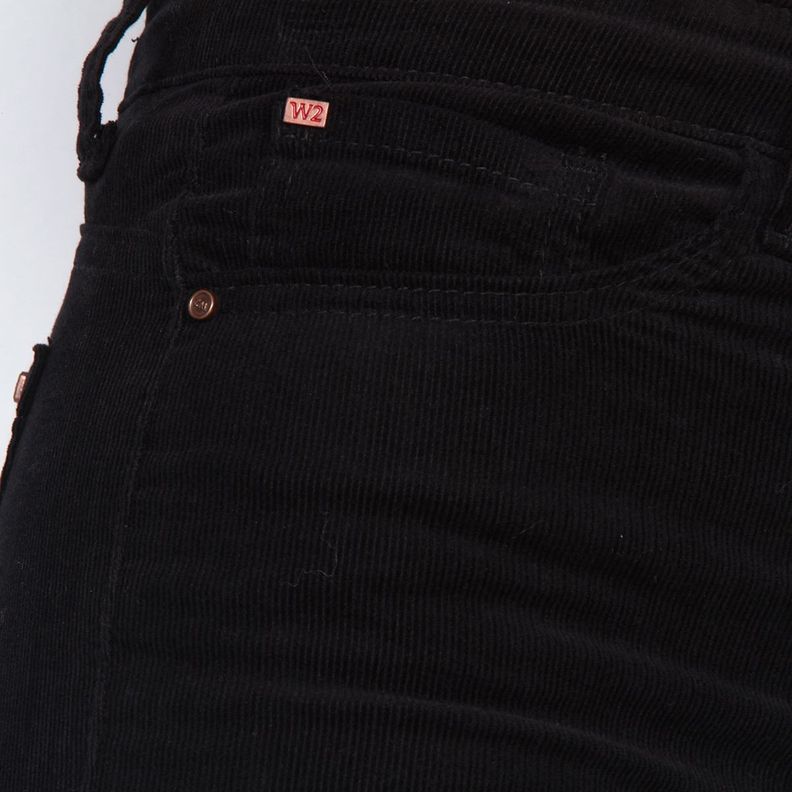 Pantalon Cotele Recto Push In Push Up Pretina  Basica Un Boton-8