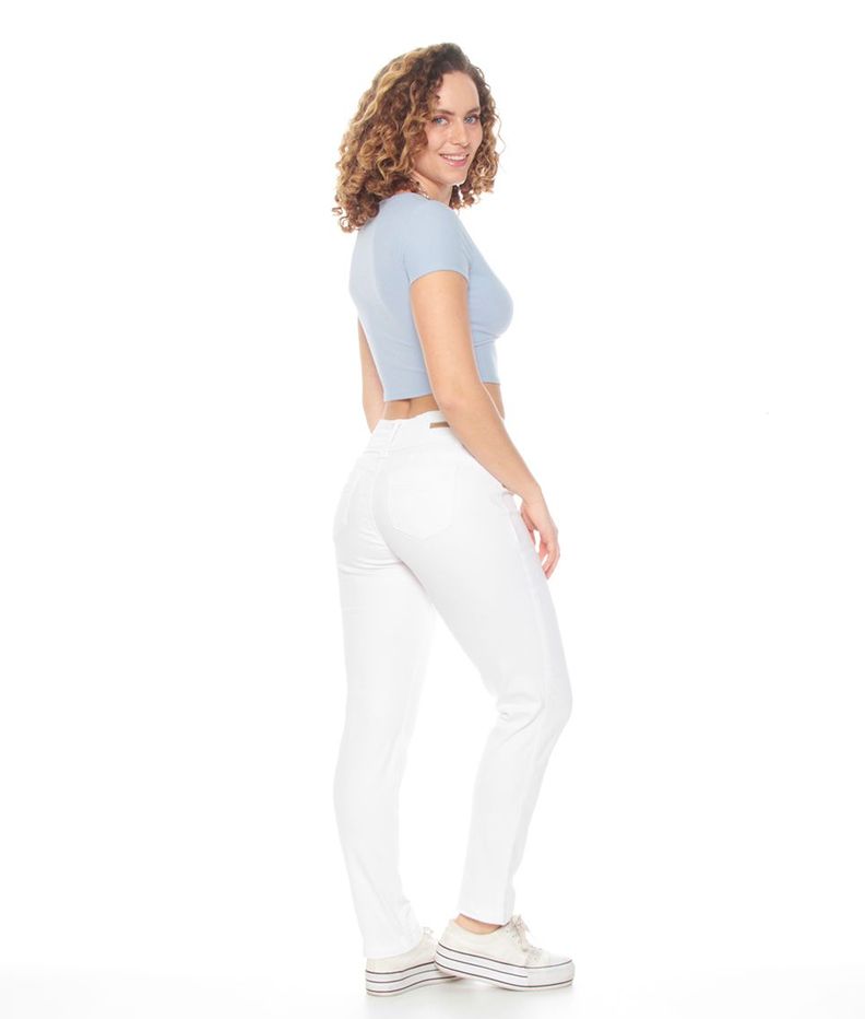 Jeans Slim Push Up Tiro Alto Pretina Media Con Dos Botones-4