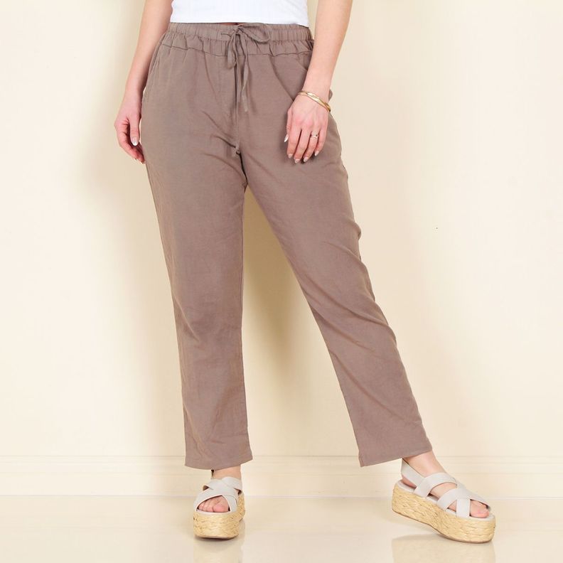 Pantalon Solid Lino-0