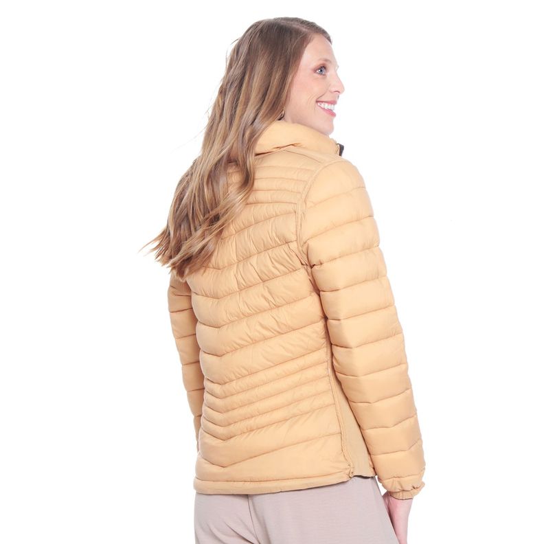 Parka Manga Larga Solida Reversible-1