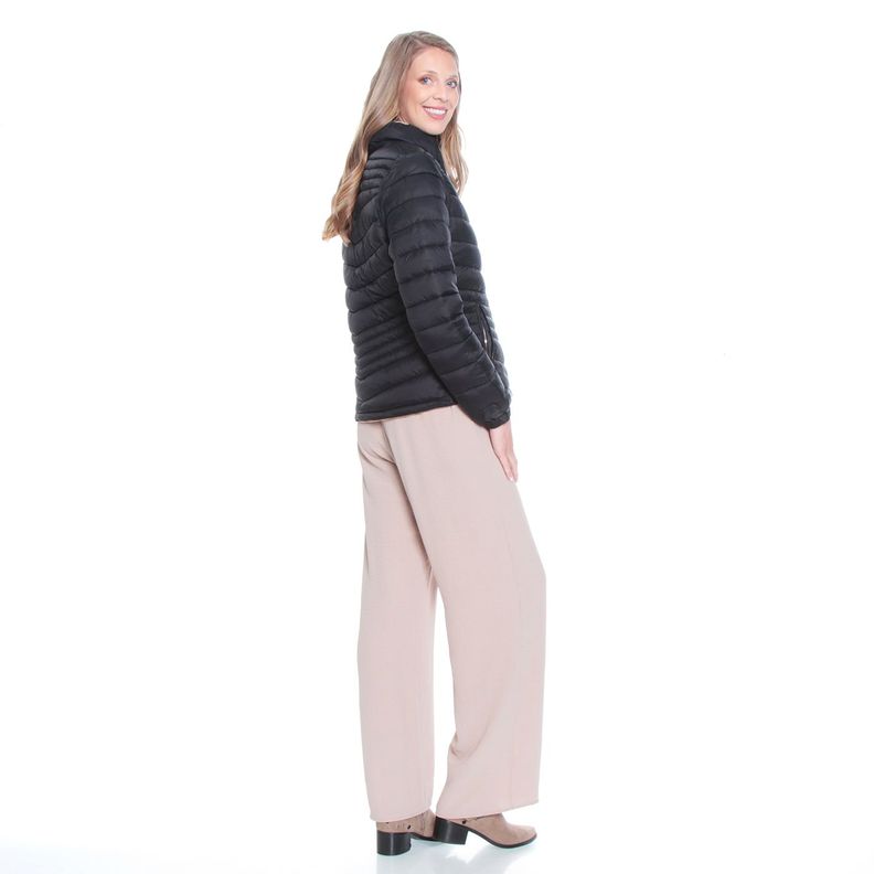 Parka Manga Larga Solida Reversible-7