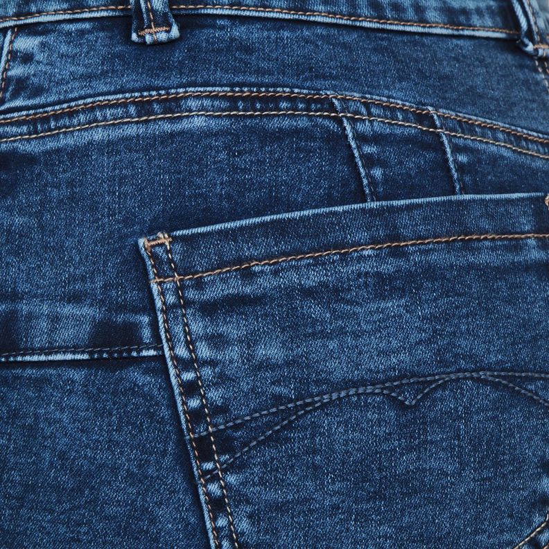 Jeans 1 Boton Push Up Flare Tiro Alto Pretina Basica-9