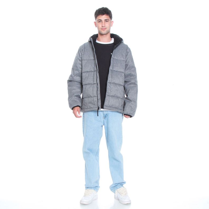 Parka Hombre Manga Larga Con Capucha Y Bolsillo-7