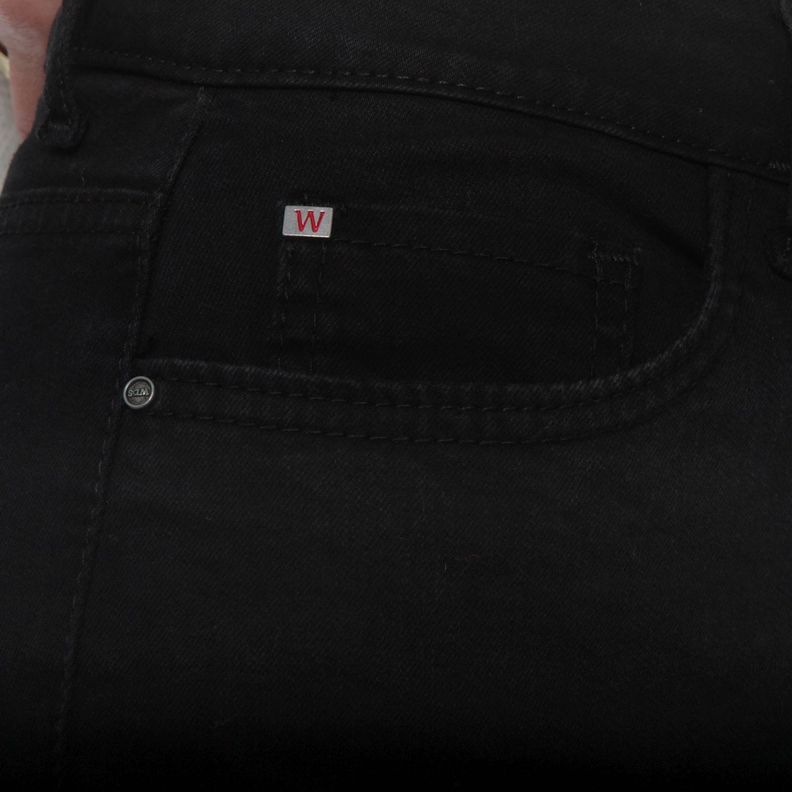 Jeans Slim Tiro Alto Pretina Basica 1 Boton-8