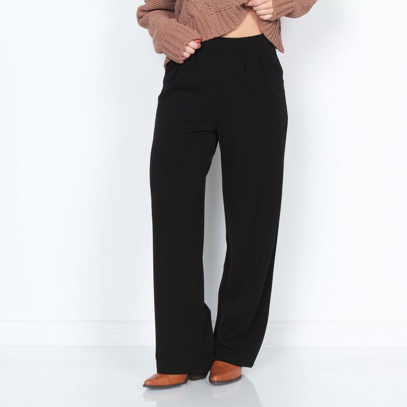 Pantalon Wados Wide Leg Tiro Alto Pretina Basica-3