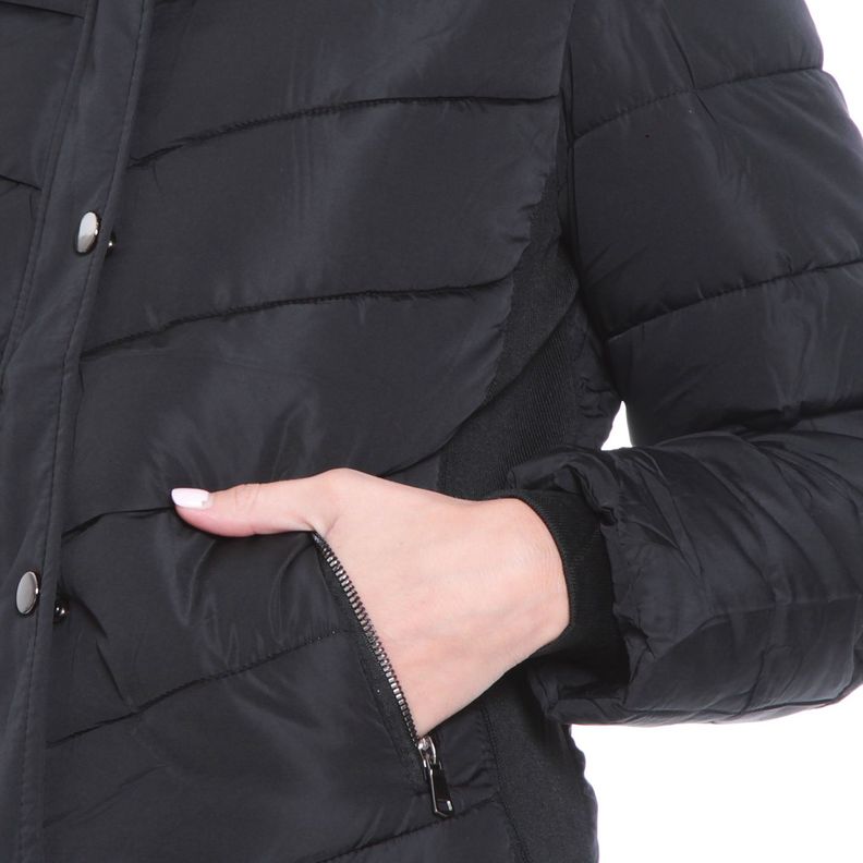 Parka Manga Larga Con Capucha-2