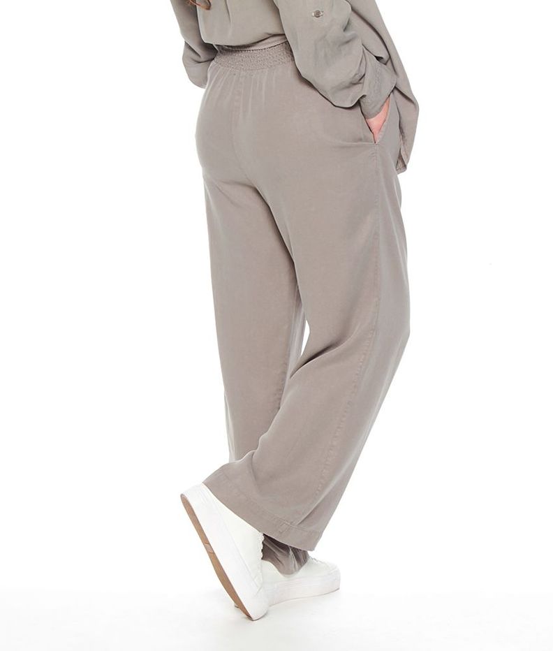Pantalon Pretina Elasticada Con Bolsillos-1