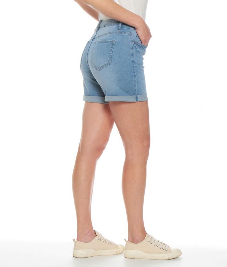 Short Denim Pretina Basica Un Boton-1