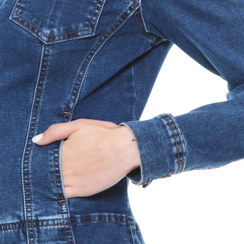 Chaqueta Manga Larga Denim-4