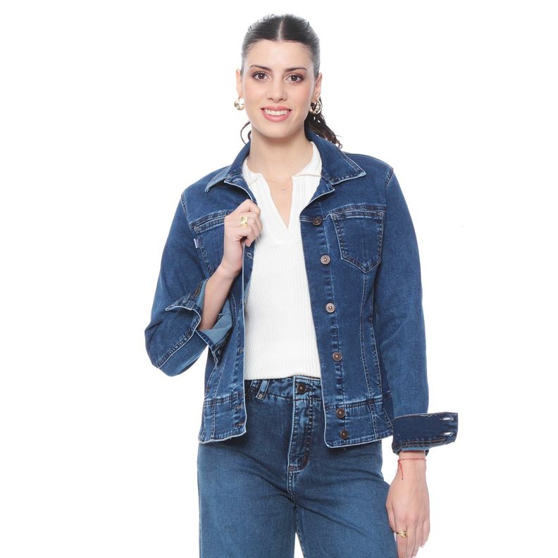 Chaqueta Manga Larga Denim-5