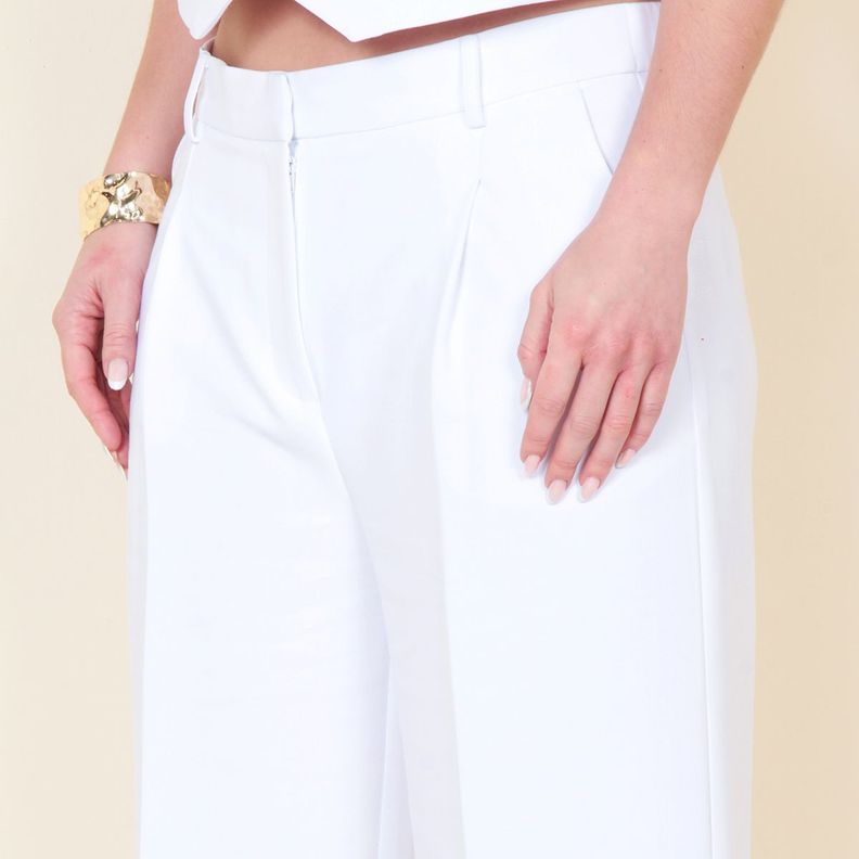 Pantalon Wide Leg Tiro Alto Pretina Basica-2