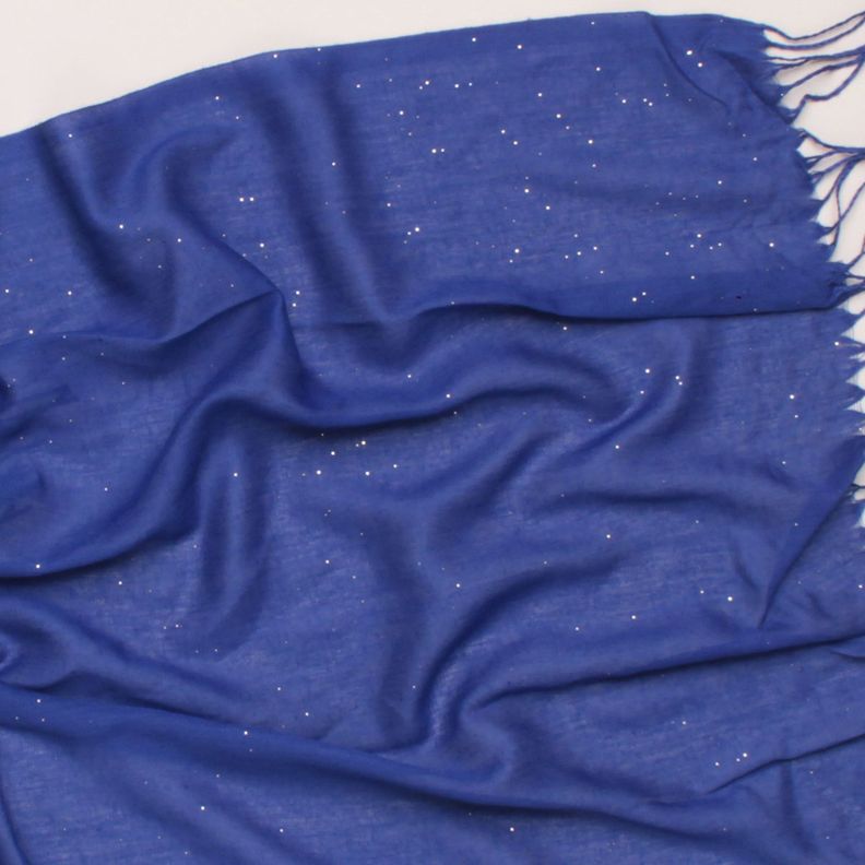 Panuelo Solido Con Glitter Y Flecos-1