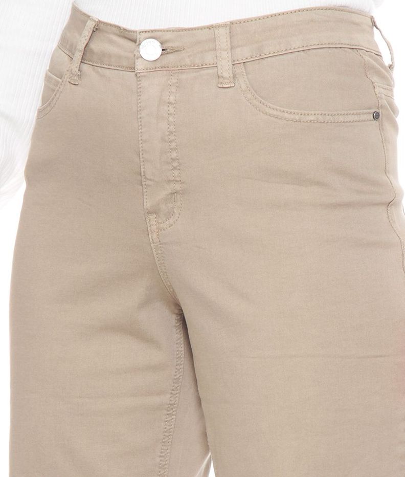 Pantalon Recto Tiro Alto Pretina Basica 1 Boton-2
