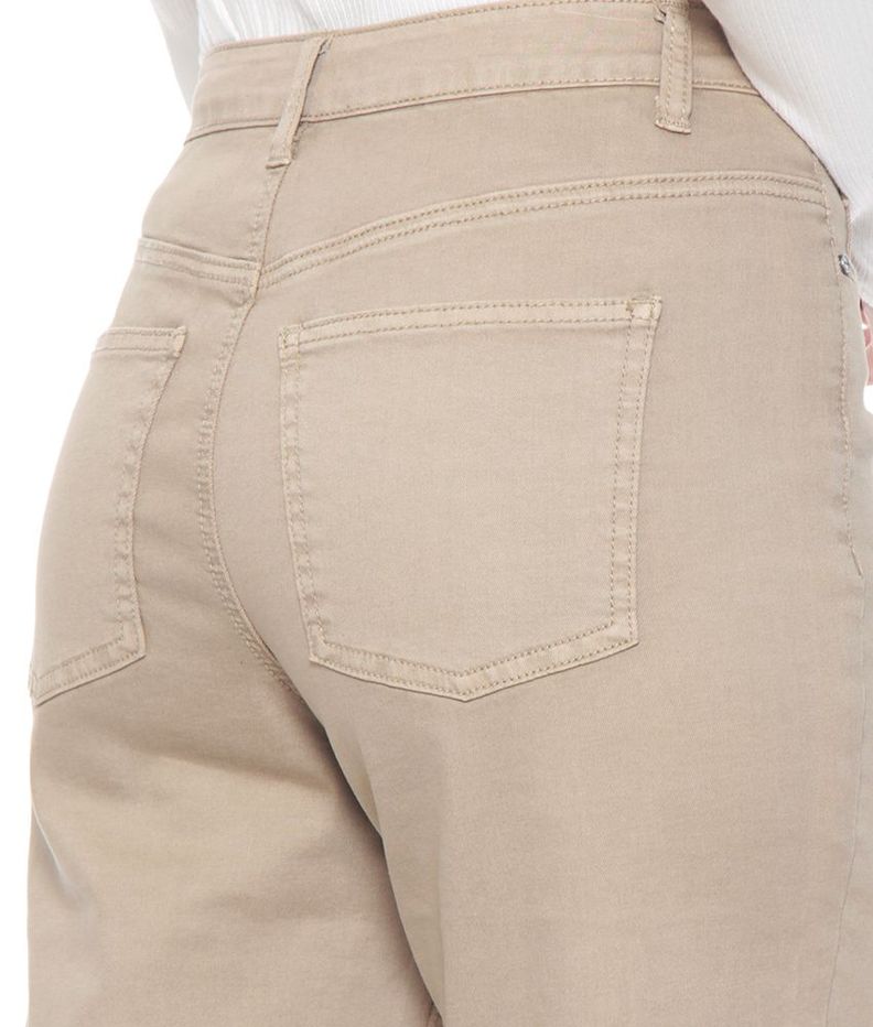Pantalon Recto Tiro Alto Pretina Basica 1 Boton-4