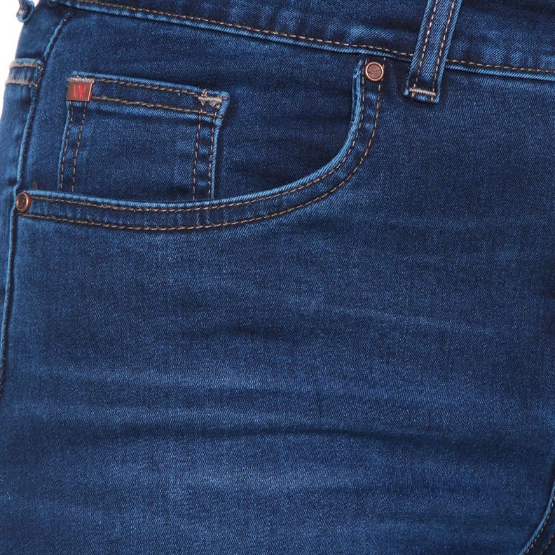 Jeans Recto  Tiro Alto Push Up Pretina 1 Boton-8