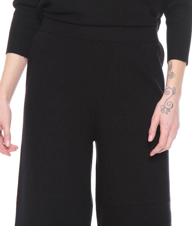 Conjunto Sweater M 3/4 Escote Redondo Y Pantalon Solido-3