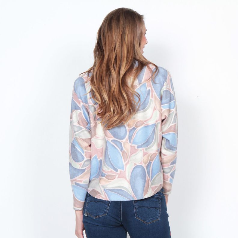 Sweater Manga Larga Sublimado Cuello Alto-4