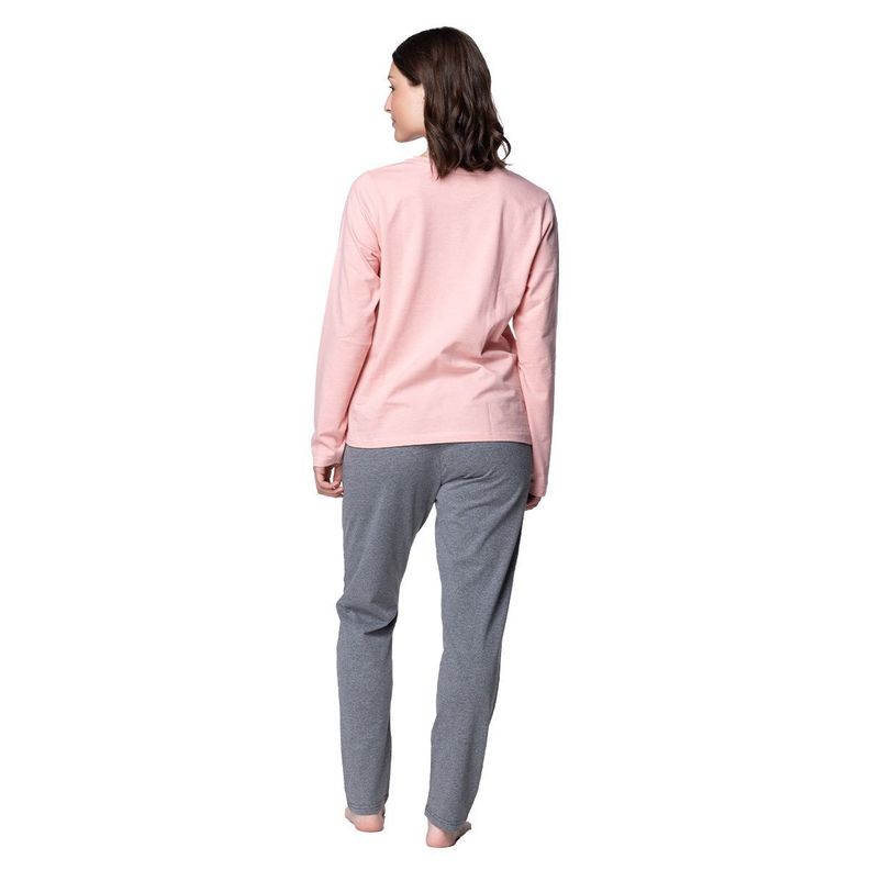Pijama Algodón Mujer Invierno C4 TOP-1