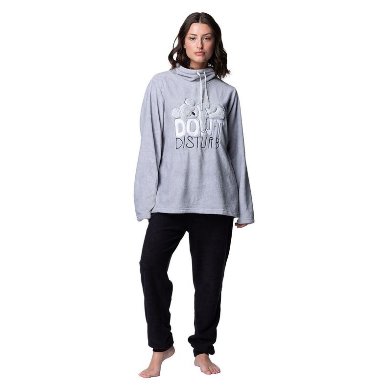 Pijama Mujer Invierno Micropolar C2 TOP-0
