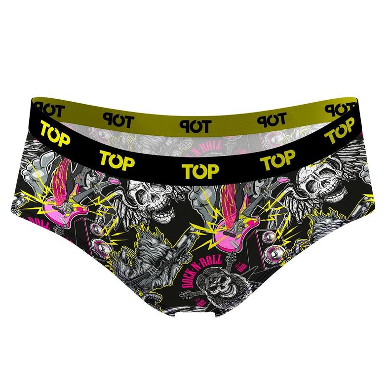 Calzón Pantaletas Algodón Con Elástico Pack 3 Icónicos - Rock C1 Top-3