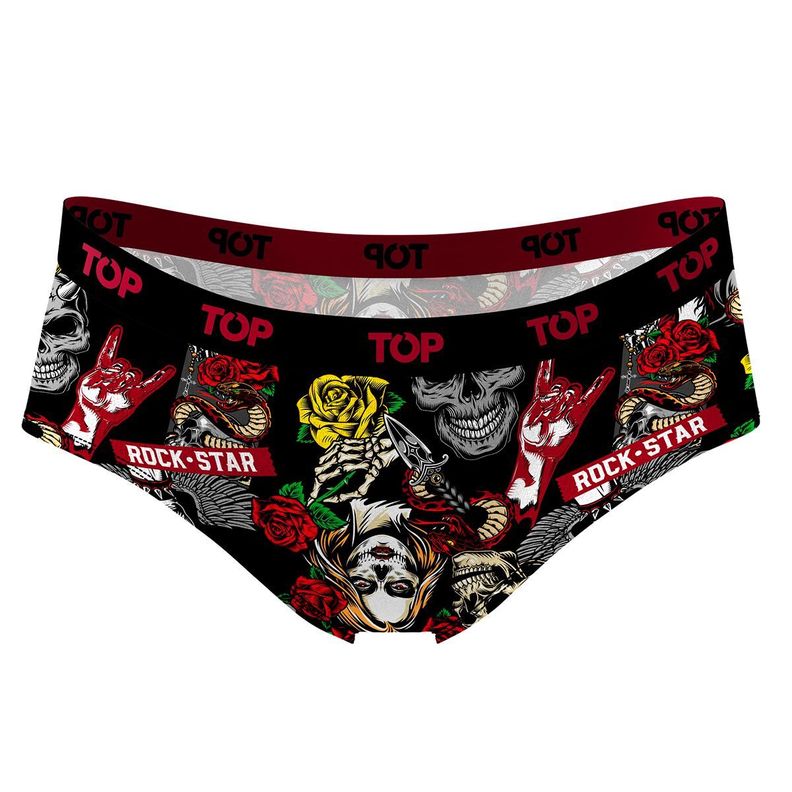 Calzón Pantaletas Algodón Con Elástico Pack 3 Icónicos - Rock C1 Top-5