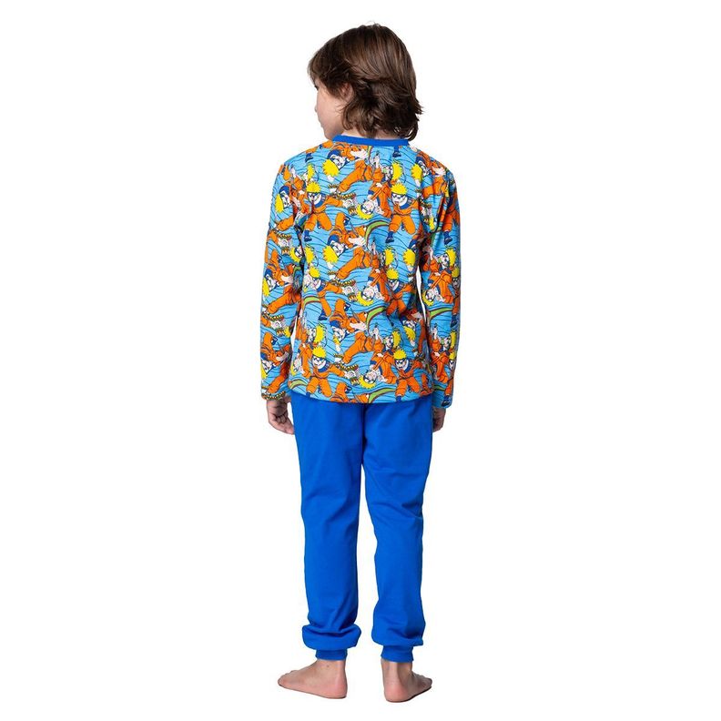 Pijama Largo Niño Invierno Algodón Naruto C2 TOP-1