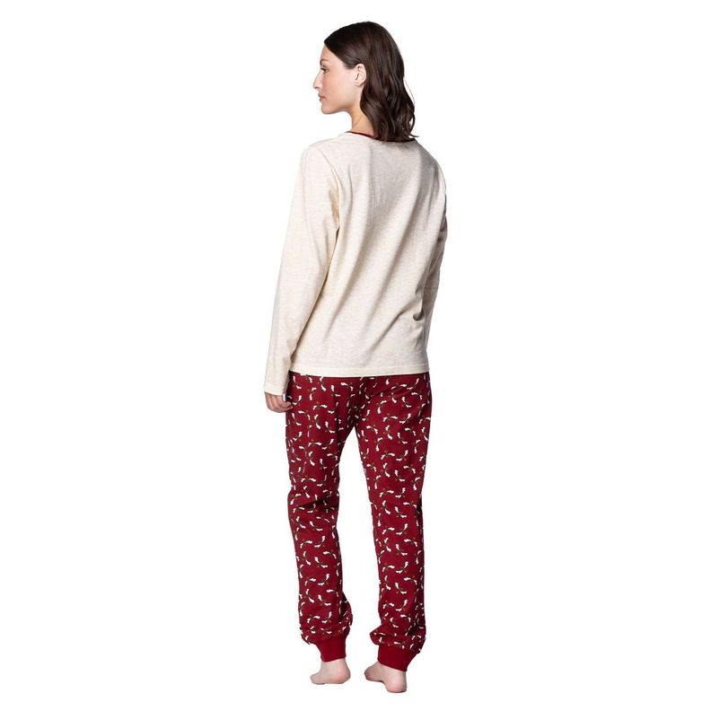 Pijama Largo Mujer Algodón Invierno Harry Potter C2 TOP-1