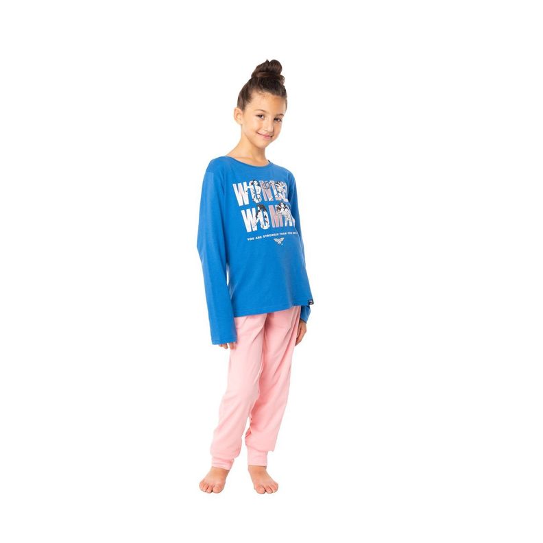 Pijama Niña Largo Algodón Invierno DC C2 Top-0