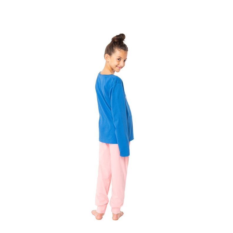 Pijama Niña Largo Algodón Invierno DC C2 Top-1