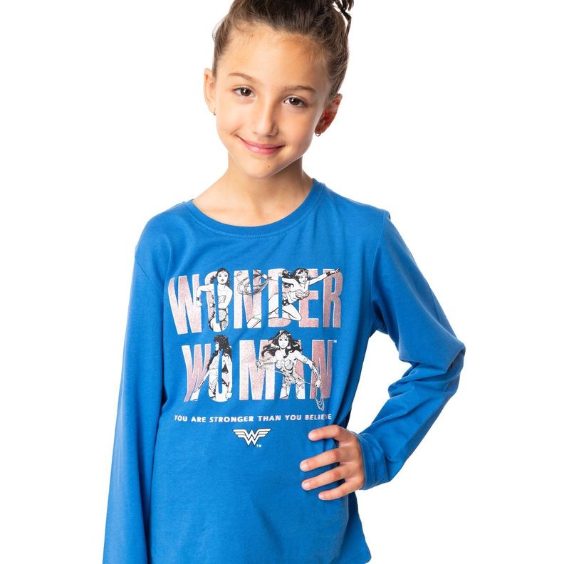Pijama Niña Largo Algodón Invierno DC C2 Top-2