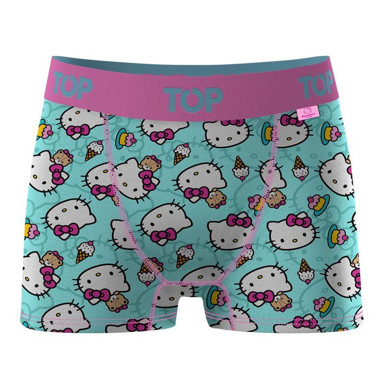 Bóxer Medio NIÑA Algodón Pack 3 Hello Kitty C1 TOP-3