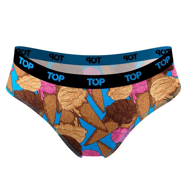 Calzón Bikini Algodón Pack 3 Icónicos - Fast Food C2 Top-5