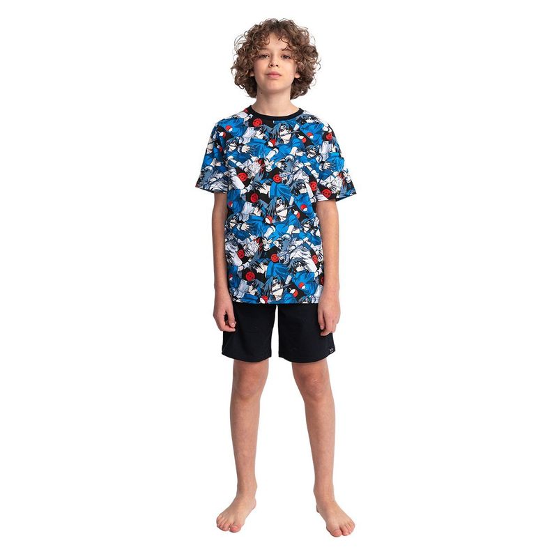 Pijama Algodón Niño Verano Sasuke C2 Top-0