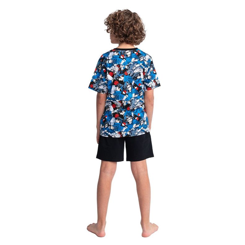 Pijama Algodón Niño Verano Sasuke C2 Top-1