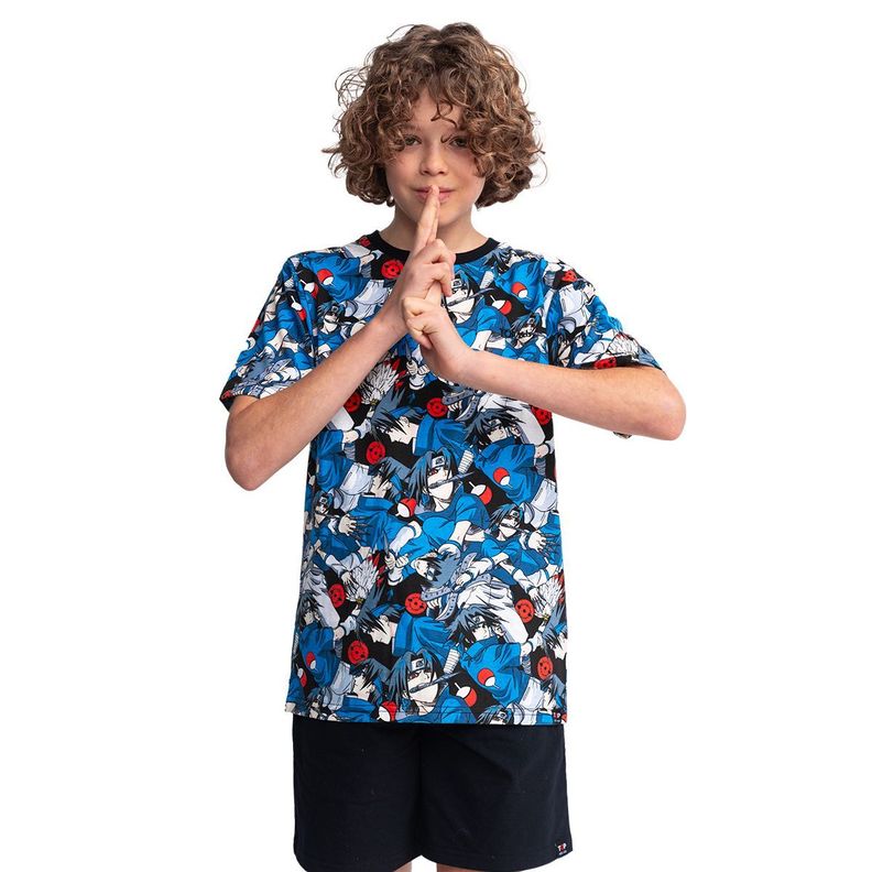 Pijama Algodón Niño Verano Sasuke C2 Top-2
