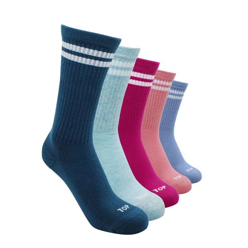 Calcetines MUJER Deportivos Largos C5 Pack 5 TOP-0