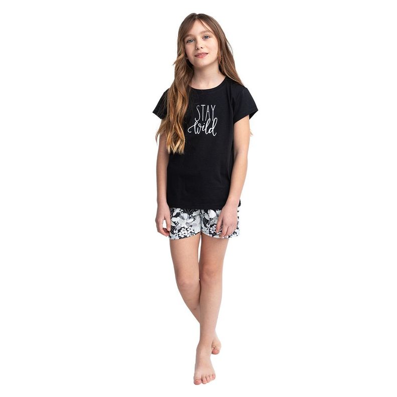 Pijama Niña Algodón Verano C1 Top-0