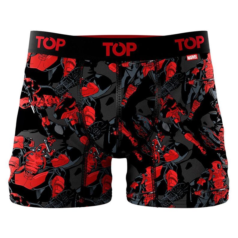 Bóxer Medio Algodón Pack 3 Marvel Deadpool C15 Top-2