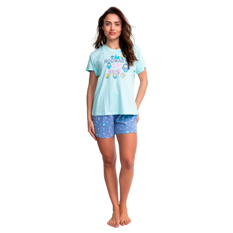 Pijama Mujer Verano Algodón Harry Potter C1 Top-0