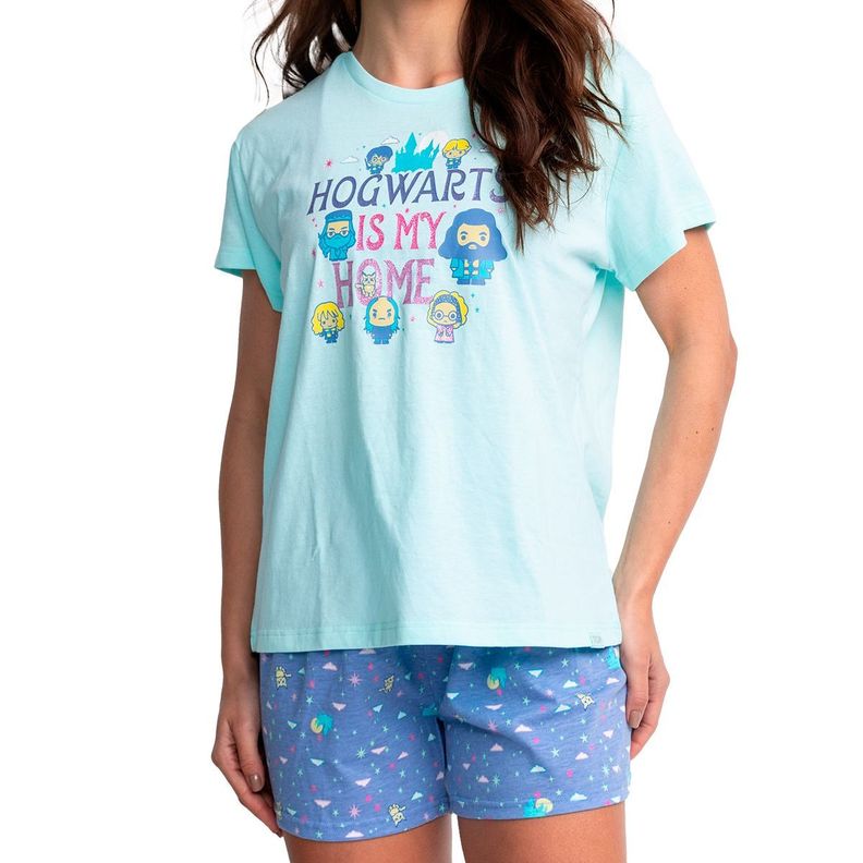 Pijama Mujer Verano Algodón Harry Potter C1 Top-2